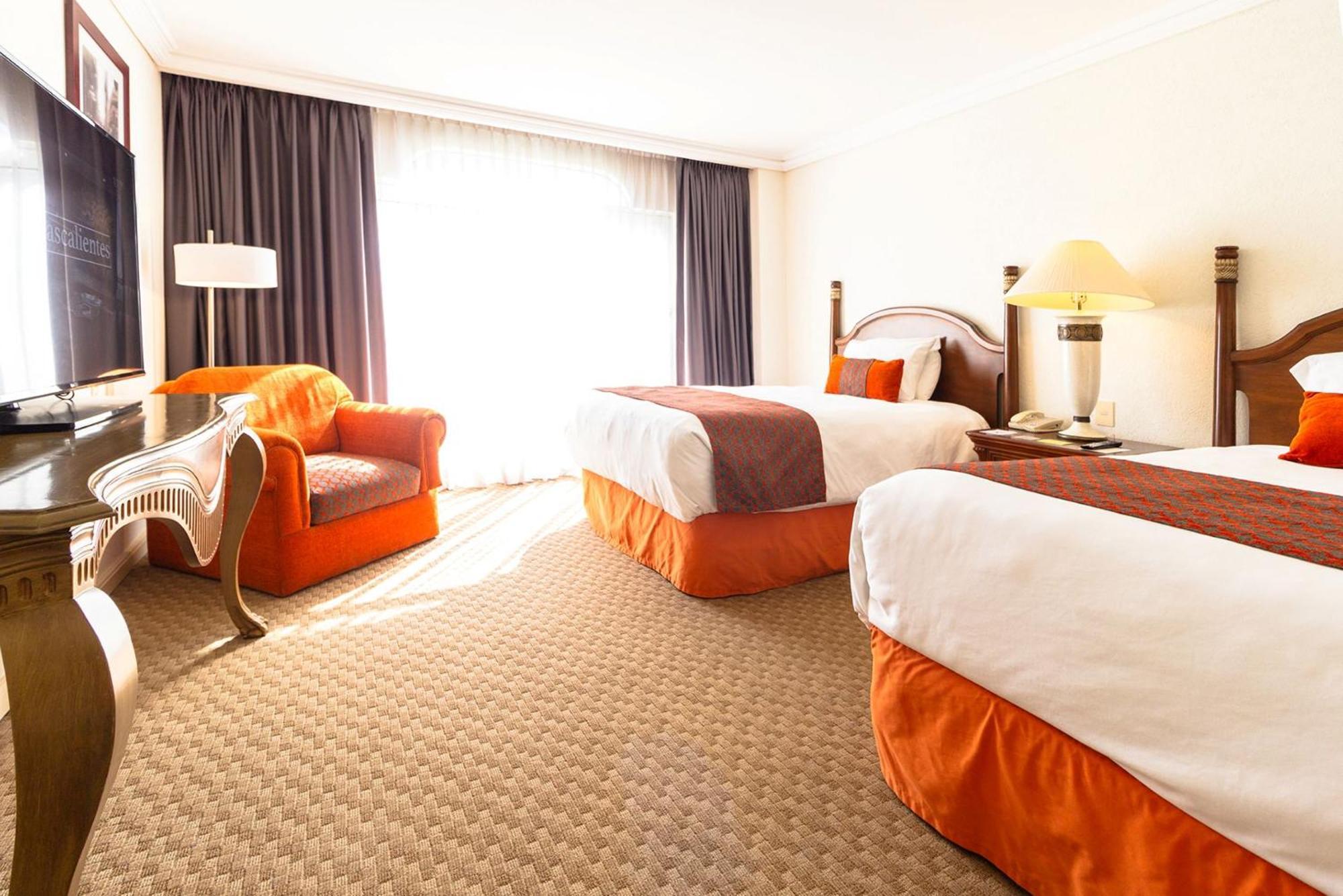 Camino Real Puebla Angelopolis 호텔 외부 사진 A room at the Hilton Garden Inn
