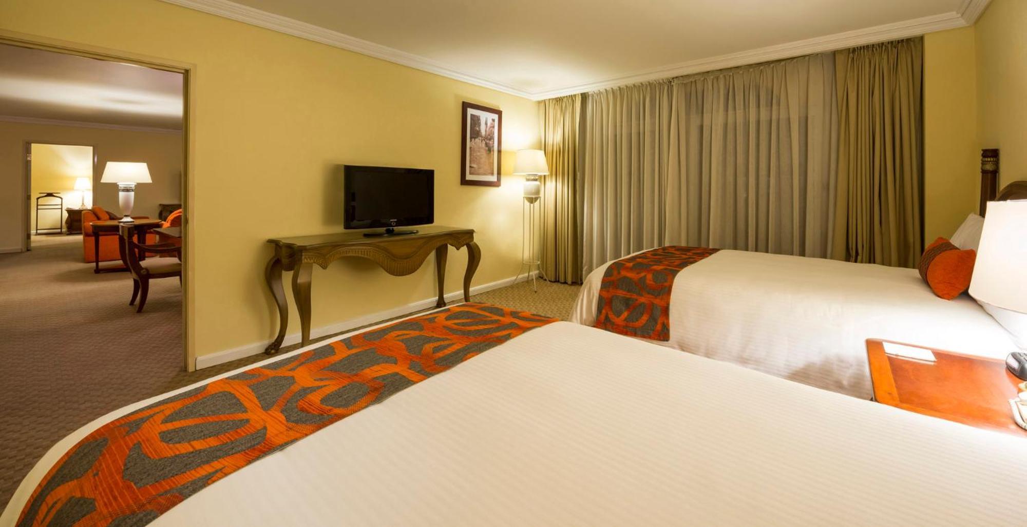 Camino Real Puebla Angelopolis 호텔 외부 사진 A guest room at the Hilton San Francisco